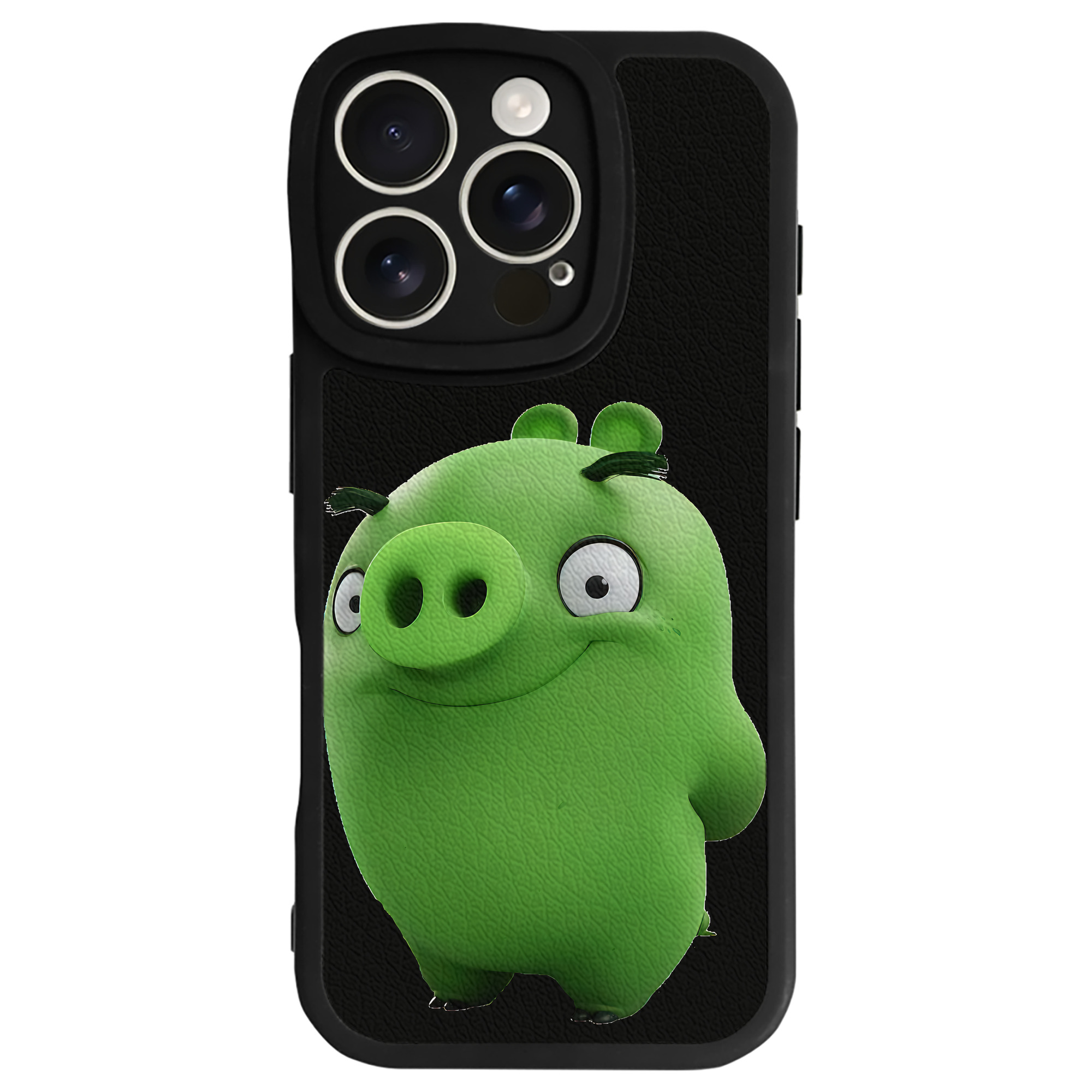 Angry Birds アングリーバード 【iPhone 16シリーズ対応】シリコンスマホケース（レザー調） 材質：シリコン